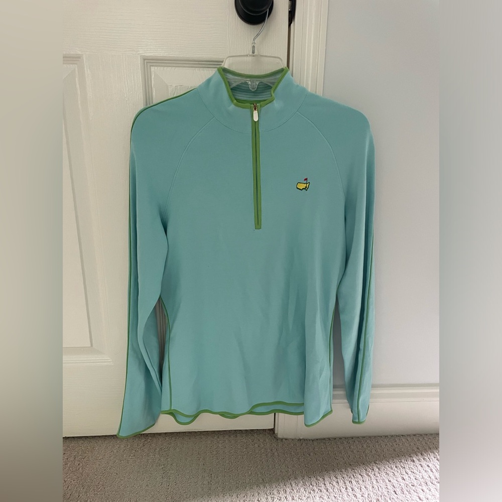 Bobby Jones Light Blue Quarter-Zip Sweatshirt